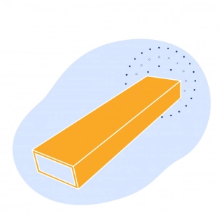 Оцинкованная прямоугольная труба 100х40х5 мм ст10 ГОСТ 8645-68