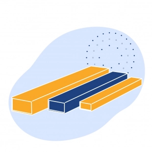 Профиль стальной прямоугольный сварной 80х40х2 мм ст10 ГОСТ 30245-2003