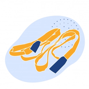 СТКк строп круглопрядный текстильный кольцевой 6 м 6 т