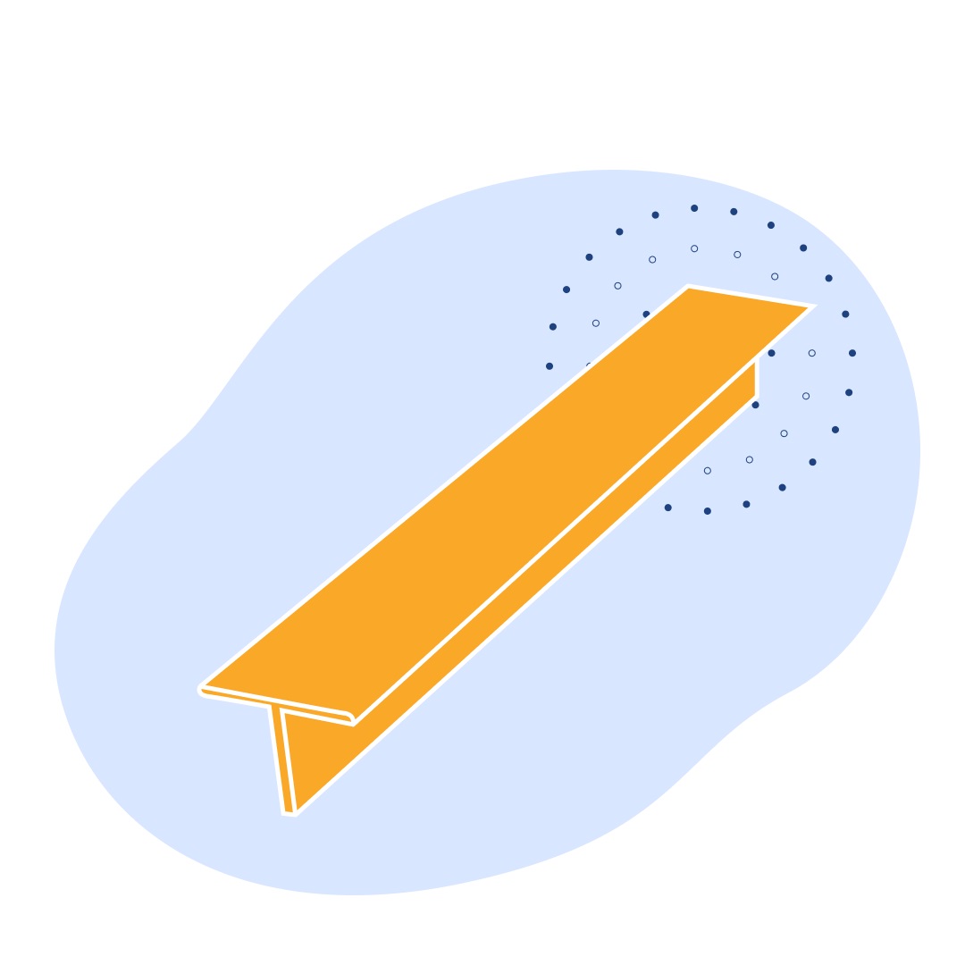 Алюминиевый тавр 35х53.5х1.6 мм АК6 420982 ГОСТ 29296-92