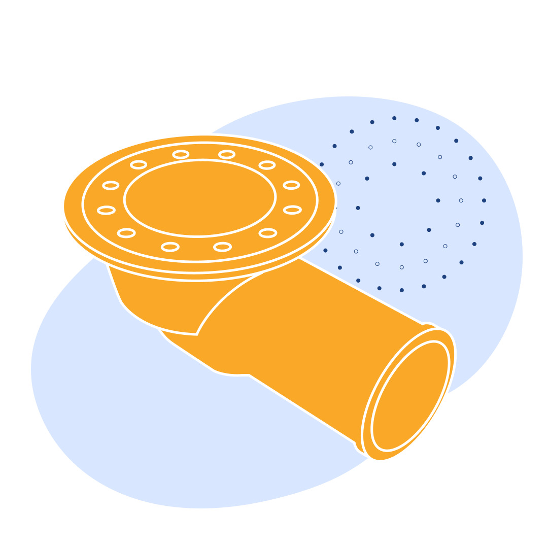 Трап чугунный ТК50 Ду 50 мм СЧ15 ГОСТ 1811-2019