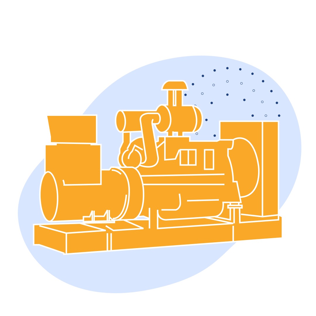 Дизель-генераторная установка 3012 series 1200 об/мин 1000 кВт