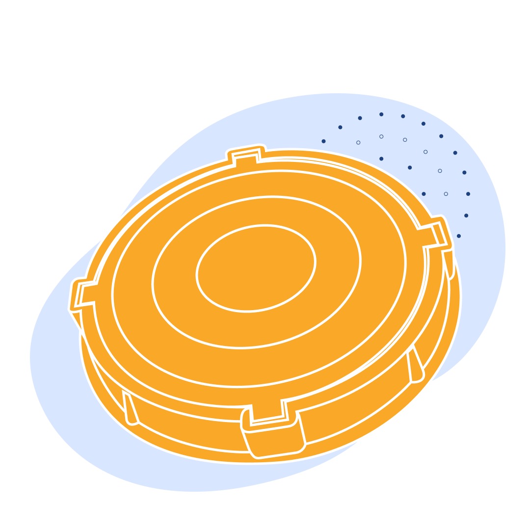 Люк полимерно-песчаный 45 мм 8 т 50 кг
