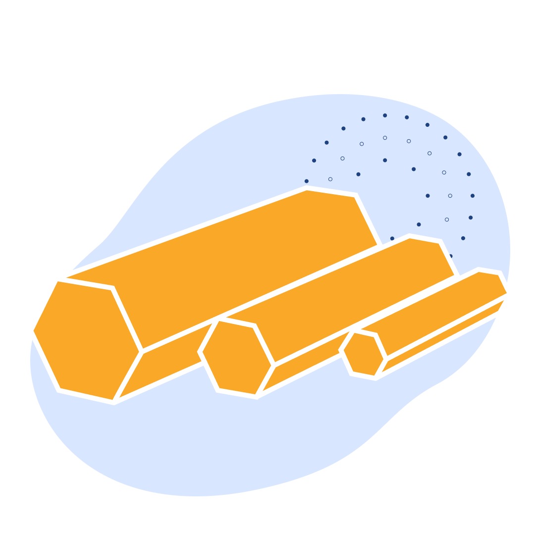 Оцинкованный шестигранник 78 мм Ст45 ГОСТ 2879-2006