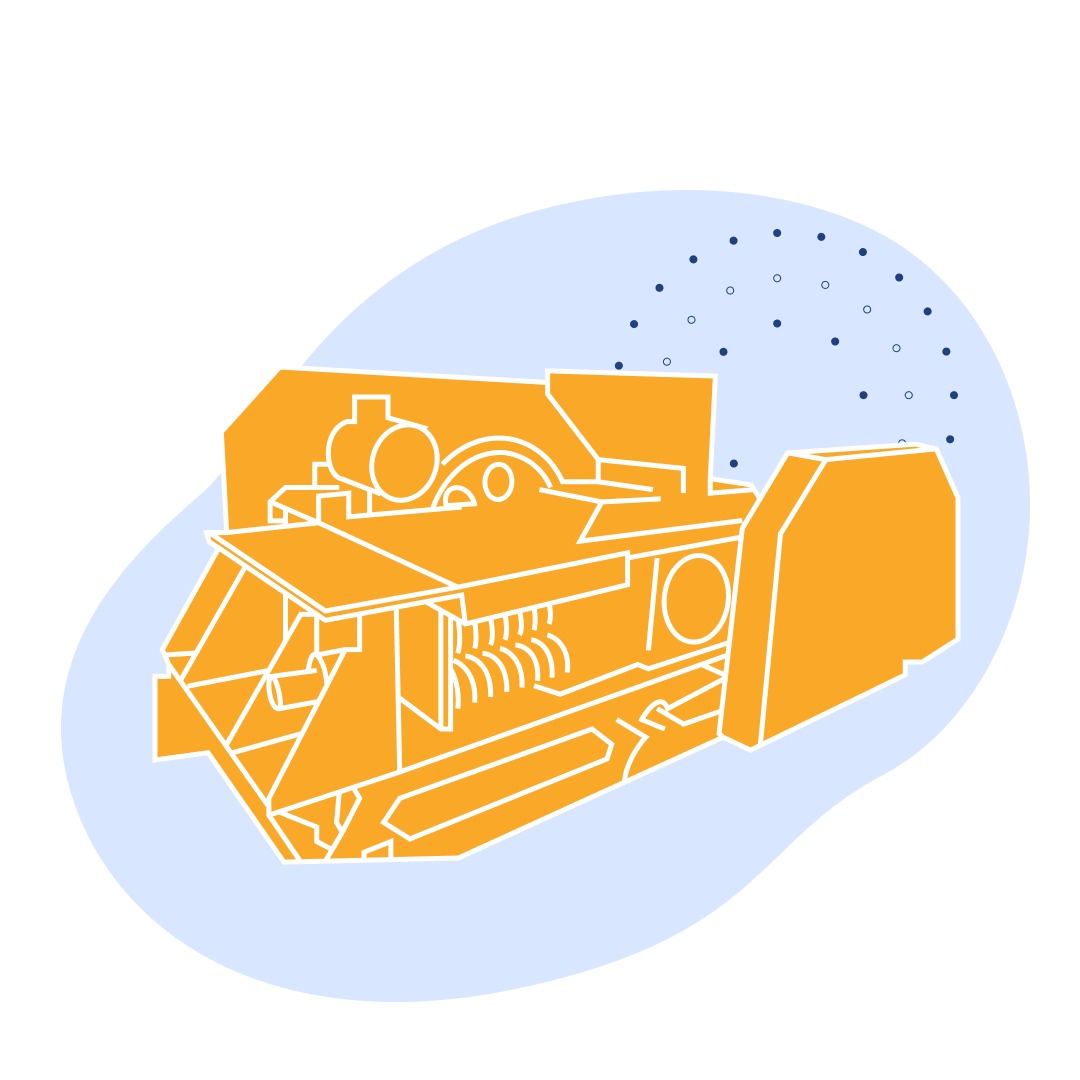 Валковая дробилка СМД-507 А