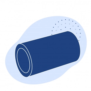 Полиэтиленовая газовая труба 400х19.1 мм SDR 21 ПЭ 80 черная