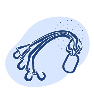 Строп текстильный 4СТ 6 м 10 т