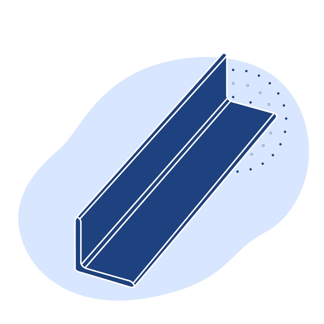 Анодированный уголок 100х50 мм АМг3