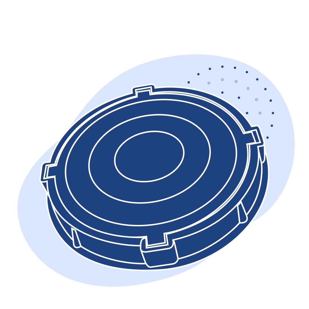 Люк полимерно-песчаный 45 мм 8 т 50 кг